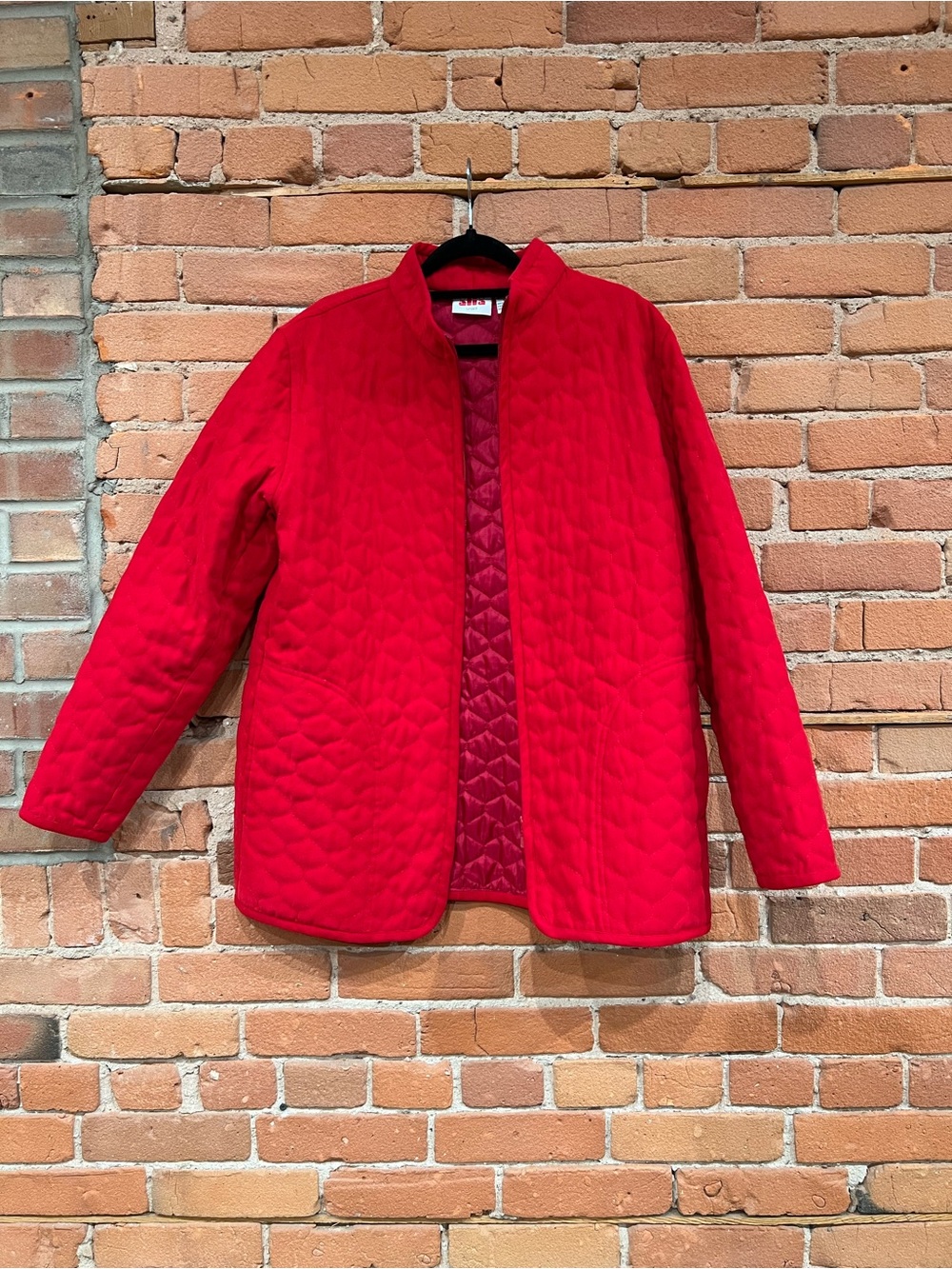 Alia Red Quilted Jacket